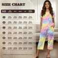 thumbnail image 7 of DISNIMO Butterfly Rainbow Printed Women's Short Sleeve Pajama Sets Soft 2 Piece Lounge Set Short Sleeve Tops and Capri Pant Pjs for Home, S, 7 of 7