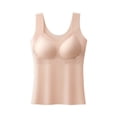 thumbnail image 3 of Built In Bra Tank Tops For Women Elderly U Neck Shapewear High-Stretch Slimming Shapewear, Comfortable Bra Tanktop, 3 of 6