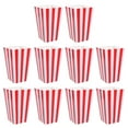 thumbnail image 1 of 10pcs Popcorn Boxes Holds Fashion Stripes Popcorn Storage Container Popcorn Tubs, 1 of 8