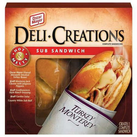 Oscar Mayer: Turkey Monterey Deli Creations Sub Sandwich, 7.1 oz