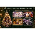 thumbnail image 6 of DIY Beaded Halloween Tree Craft Kit for Adults, Crystal Tabletop Tree with Pumpkin Bat Spider Charms, Spooky Desktop Decor Gift, 6 of 7