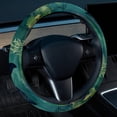 thumbnail image 2 of Whale 14.5 Inch Printing PVC Leather Car Wheel Cover Steering Wheel Cover Auto Accessories, 2 of 6