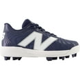 thumbnail image 2 of New Balance Youth 4040v7 Rubber Molded Baseball Cleat Navy/White 3.5, 2 of 6
