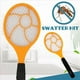 thumbnail image 4 of 2X Palmeta Matamoscas para Mosquito Electrico LED Matamoscas Raqueta de Tenis Electrica 44 x 15.5 de Mosquito Avispa, 4 of 5