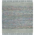 thumbnail image 3 of SAFAVIEH Montauk Jayde Striped Cotton Area Rug, Grey/Multi, 6' x 6' Square, 3 of 5