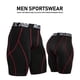 thumbnail image 5 of Pack de 3 Shorts Deportivos para Hombre: Transpirables, Elásticos y de Secado Rápido, Ideales para Gimnasio, Running y Ejercicio – Incluye Negro/Rojo, Azul Marino y Azul – Talla S (B6012#), 5 of 6
