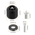 thumbnail image 2 of Aluminum Wheel Hex Hub 12mm Hex Extended Spacers Drive Adapter for RC Crawler Car, Black, 2 of 5