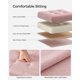thumbnail image 3 of Otomana de almacenamiento SONGMICS plegable 30 x 30 x 30 cm, color rosa gelatina, 3 of 7