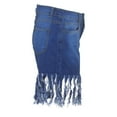 thumbnail image 6 of EINCcm Women's High Waisted Sexy Wrap Butt Denim Shorts Hem Fringe Jean Shorts, 6 of 8