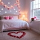 thumbnail image 5 of CaiYueKe LED Heart String Lights Romantic Decorative Indoor Lighting for Wedding Party Valentine's Day Anniversary Home Decor Warm White Battery Operated Fairy Lights, 5 of 9