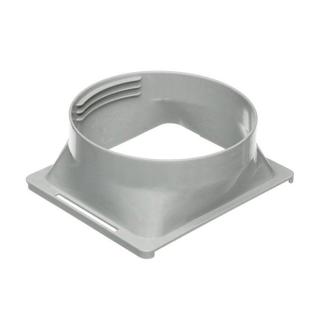 Interfaz de manguera de escape cuadrada para conector de tubo de brida de 5.91in de diámetro Conecto Abanopi Fondo cuadrado