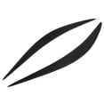 thumbnail image 4 of Tbest 2X Carbon Fiber Headlight Eyebrow Clear Texture Fit For Q50 2014‑2019, 4 of 8