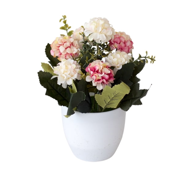 Potted Artificial Greenery,Realistic with Flowers for Home Desk Decor,Small Indoor Tabletop Decorations for Bathroom,Farmhouse,Shelf Centerpiece,Mother's Day,Christmas Gifts