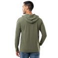 thumbnail image 2 of Wrangler Workwear Men's Long Sleeve Sun Protection Hoodie, Size S-3XL (Men's & Big Men's), 2 of 5
