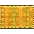 thumbnail image 1 of Ahgly Company Indoor Rectangle Southwestern Yellow Country Area Rugs, 5' x 8', 1 of 4