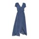 thumbnail image 3 of WILLBEST Vestidos con Curvas para Mujer Vestido de Vacaciones de Lunares con Lazo En La Cintura, Cuello En V, Largo Medio y Manga Corta Extra Grande, 3 of 3