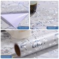thumbnail image 4 of Papier Peint Autocollant Formes et Rayures - Autocollants de Rénovation de Meubles Style Luxe Rétro Chinois Argenté pour Armoires et Portes de Garde-Robe - Motif Droit - en Matériau Durable, 4 of 5