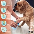 thumbnail image 4 of Limpiador de patas para mascotas LoboJack, vaso portátil de silicona 360º, azul, 4 of 7