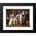 thumbnail image 2 of Christoffer Wilhelm Eckersberg 18x14 Black Modern Framed Museum Art Print Titled - The Nathanson Family (1818), 2 of 5