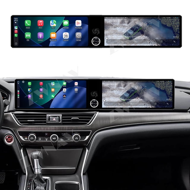 ZWNAV Dual 12.3 inch Screen Car Radio For Honda Accord/Inspire 2018-2022 Android GPS Navigation Multimedia Video Player Stereo Receiver Head Unit