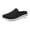 Black, variant on Women's Casual Slip on Half Shoes Athletic Running Comfortable Arch Support Sneakers Mesh Breathable Flat Antislip Walking Mules Size 5.5