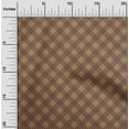 thumbnail image 2 of oneOone Viscose Chiffon Brown Fabric Block Craft Projects Decor Fabric Printed By The Yard 42 Inch Wide-5O, 2 of 5
