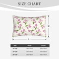 thumbnail image 4 of Rateoe Tulips Flowers Pattern Pillow Covers with Invisible Zipper(Pillows are not Included) Standard Pillowcases-20"x30", 4 of 6