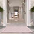 thumbnail image 3 of SAFAVIEH Courtyard Claudia Geometric Indoor/Outdoor Area Rug, Pink/Beige, 2' x 3'7", 3 of 10
