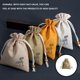 thumbnail image 4 of Ounissouiy Bolsita fragante, bolsa de papelería de loto, bolsas con cordón, bolsa fragante, joyería, caramelo, automóvil, Ampty, accesorio de Almacenamiento y organización del hogar Café oscuro, 4 of 6