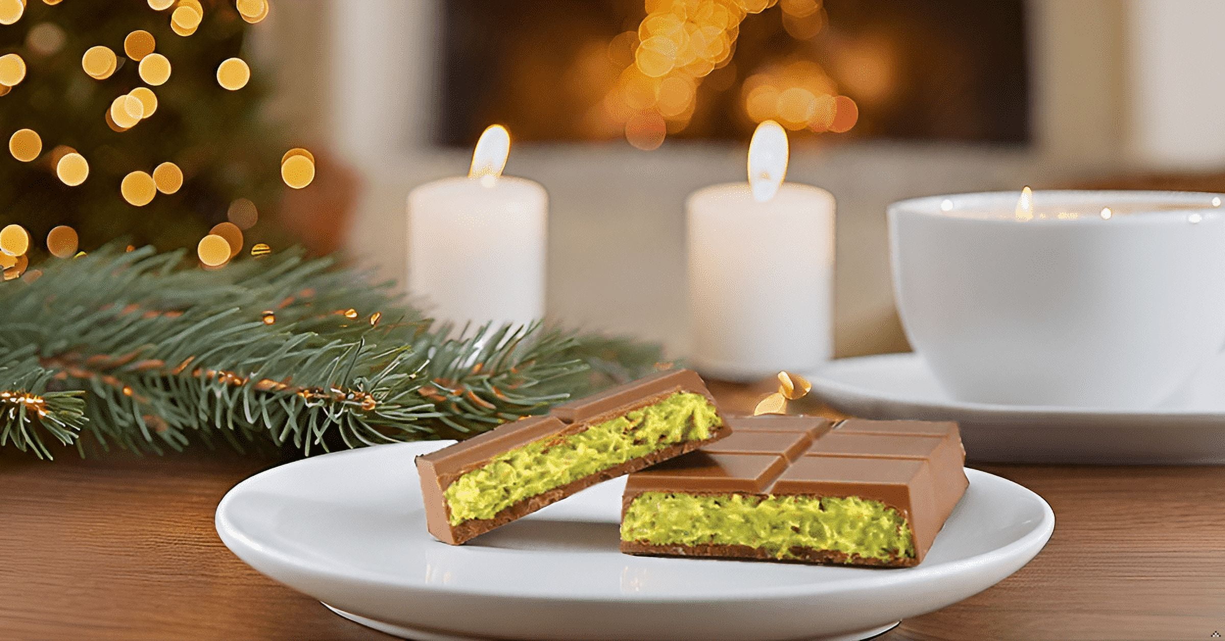UniqBite Dubai Chocolate Bar Pistachio I Viral Knafeh Chocolate Bar with Pistachio Cream and Kataifi, 3 pack, Total 9.5 oz (270gr)