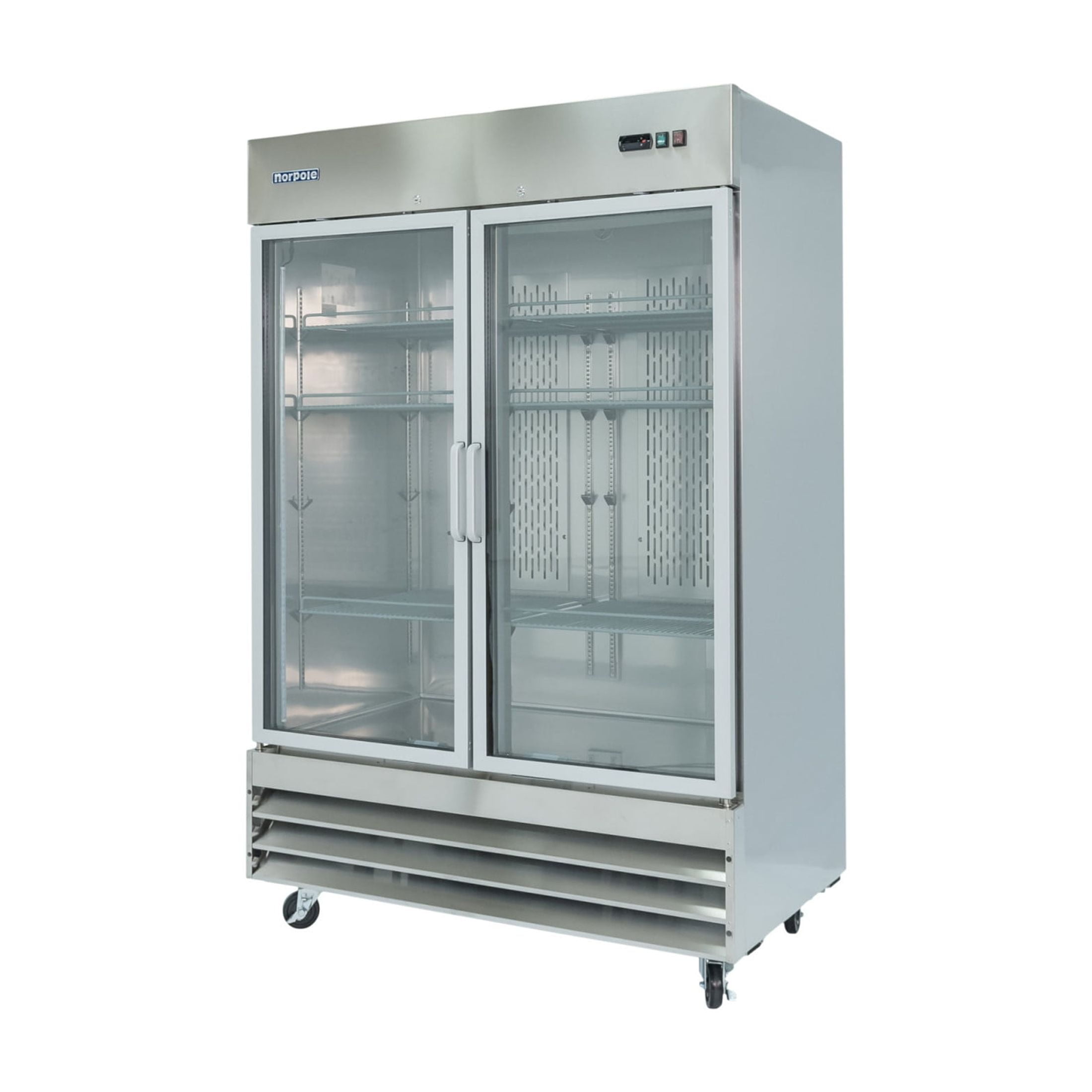 2 Glass Door Reach-In Freezer