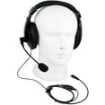 thumbnail image 2 of Retevis R-114 2 Pin VOX Overhead Heavy Duty Walkie Talkies Headphone for RETEVIS/KENWOOD/BAOFENG/TYT/WOUXUN Two Way, 2 of 6