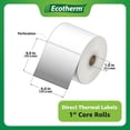 thumbnail image 2 of Etiquetas térmicas Ecotherm 4x4 4200, 6 rollos, Zebra Munbyn, 2 of 7