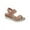 Pink, variant on SEANOPEN Deals Platform Wedges Sandals for Women, Ankle Strap Open Toe Wedge Espadrilles Sandals, Ankle-Strap Comfortable Casual Summer Wedges Shoes Espadrilles Heel Shoes Size 7 Beige