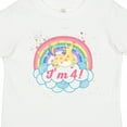 thumbnail image 4 of Inktastic 4th Birthday Unicorn Rainbow Cute Girls Girls Toddler T-Shirt, 4 of 5