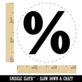thumbnail image 2 of Percent Symbol Self-Inking Rubber Stamp Ink Stamper - Pink Ink - Small 3/4 Inch, 2 of 7