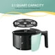 thumbnail image 3 of Elite Gourmet EAF0201BLX - Freidora eléctrica de aire caliente con ahorro de espacio, sin aceite, temporizador y controles de temperatura, 1000 W, 2.1 cuartos de galón, menta, 3 of 5