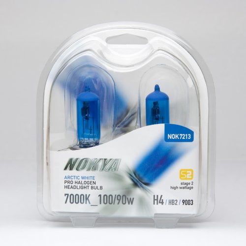 Nokya H4/9003 Ampoules de Phares Blanc Arctique 7000K 100/90W (Étape 2)