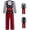 SET A, variant on Kids Captain Pirate Costume Set with Accessories Halloween Buccaneer Cosplay Outfits for 3-9Y