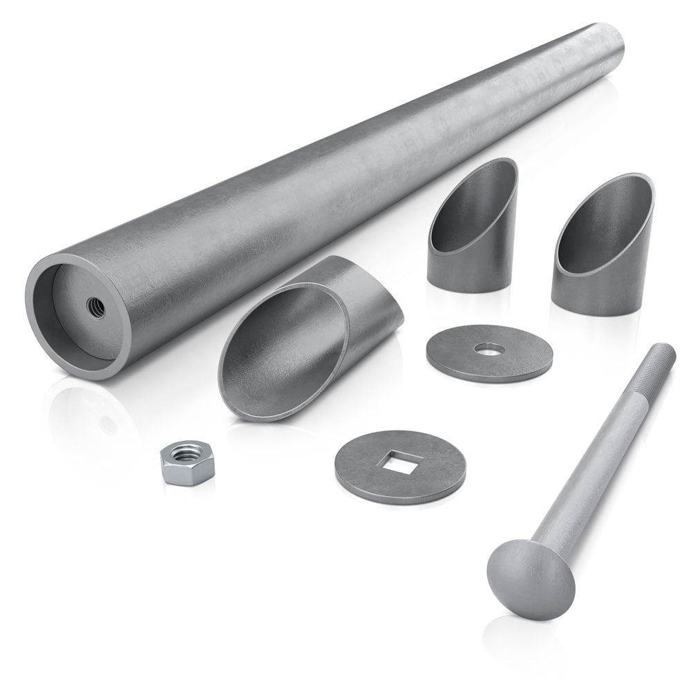 OZCO 20550 OZFence Adjustable Post Extender for 23/8" post, (1 per