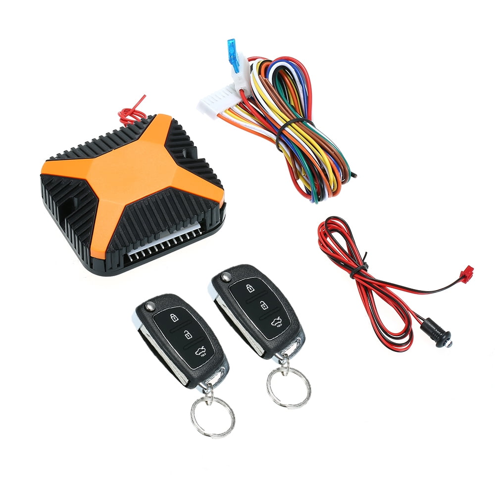 Car AntiTheft Device with Flip Key Remote Control Keyless Entry Trunk