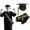 B, variant on 2Pcs Unisex Adult Graduation Cap and Sash Stole Set Class of 2026 Academic Apparel for Commencement Graduation Ceremony Supplies, Black