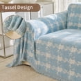 thumbnail image 2 of Smuge Couch Cover Sofa Covers Washable, Sectional Couch Covers L Shape Sofa towel Slipcovers Furniture Protector for Dogs Cats Pet(71"x 150", Blue), 2 of 8