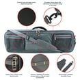 thumbnail image 3 of Fishing Rod Travel Bag with Adjustable Dividers, Large Tackle and Gear Case, Heavy-Duty Zippers, 3 of 7