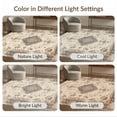 thumbnail image 7 of ODIKA Throw Tan Vintage Distressed Faded Boho Scroll Border Entryway Pet Friendly & Kids Safe Play for Playroom, Bedroom, Reading Nook, 7 of 7