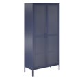 thumbnail image 1 of Channing Tall 2 Door Storage Cabinet-Mesh Metal Locker, Kelly Green, 1 of 9