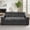 Chenille Dark Gray, variant on Fulsmile 75" Boneless Sofa with Adjustment Cushions, 3-Seater Cloud Couches with Throw Pillows, 2-in-1 Compact Small Sofa for Living Room, Dark Gray