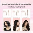 thumbnail image 3 of Advanced Ionic Hair Styling Tool Kit, All-in-One Hot Air Brush & Curling Wand Combo with Smart Curl Timer & Anti-Scald Design, for Effortless Blowouts, Curls, and Sleek Styles, 3 of 17