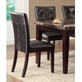 thumbnail image 2 of Tammy 6pc Set Dining Faux Marble Top Table and 4x Side Chairs, 2 of 9