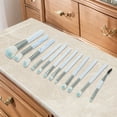 thumbnail image 5 of Unique Bargains 12 Pcs Lightweight Makeup Brush for Business Travel Blue Synthetic Fiber Hair Plastic Handle Aluminum Tube, 5 of 5